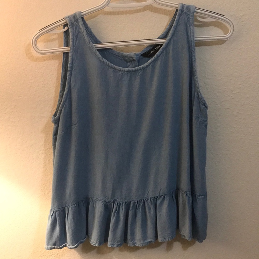 Denim tank top